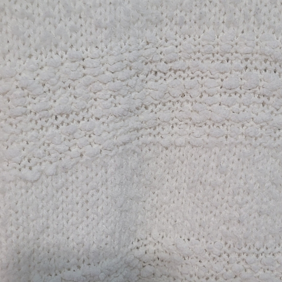 Nwot Denver Hayes white, popcorn knit sweater size XL - Picture 4 of 7